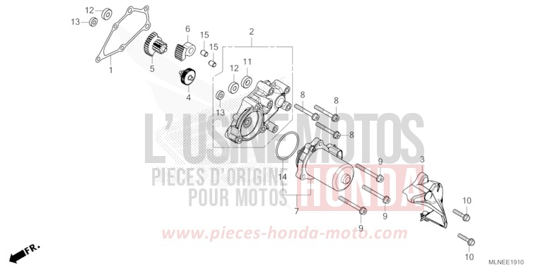 DEMULTIPLICATEUR de Africa Twin DCT MAT IRIDIUM GRAY METALLIC (NHC64) 2025